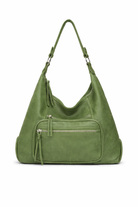 Borsa Donna Elegante a Quadri 34cm – Shopper Strutturata con Tracolla | Borsa Lavoro Chic 8040 Verde Fucile - 375 40X37X14cm