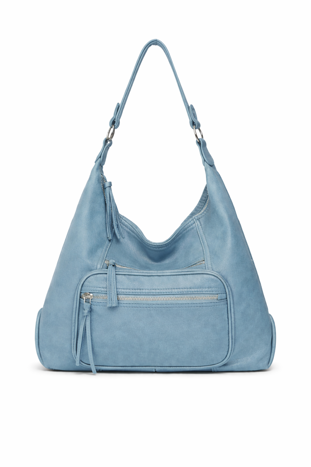 Borsa Donna Elegante a Quadri 34cm – Shopper Strutturata con Tracolla | Borsa Lavoro Chic 8040 Jeans 40X37X14cm