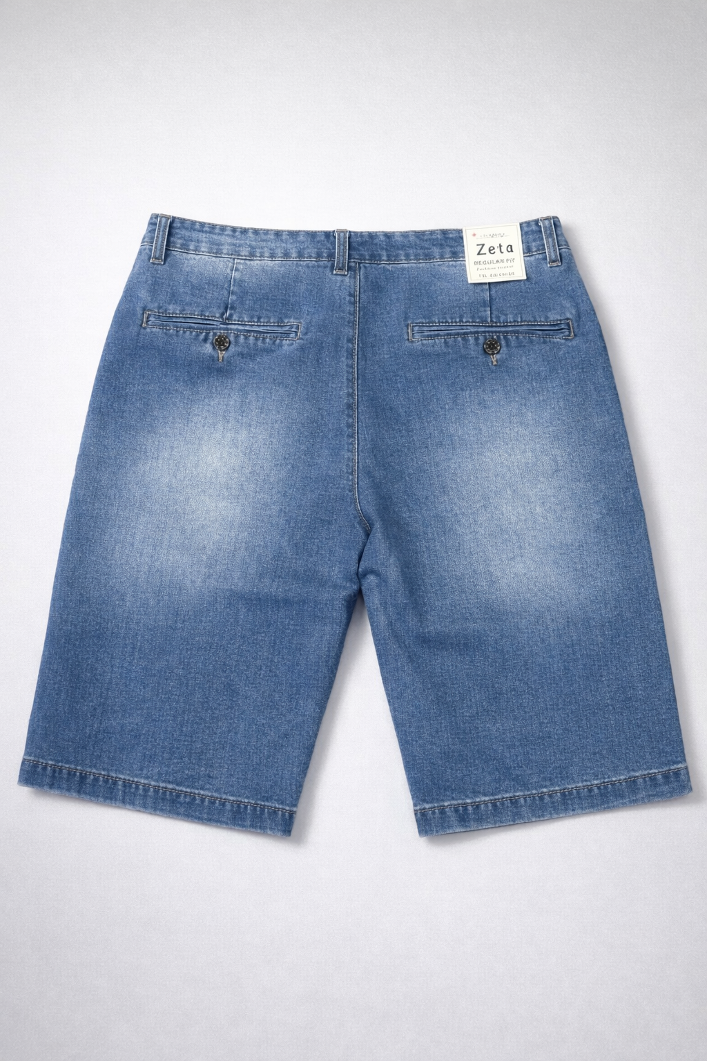 Bermuda Uomo Jeans Denim Cotone Elasticizzato Estivo 1611
