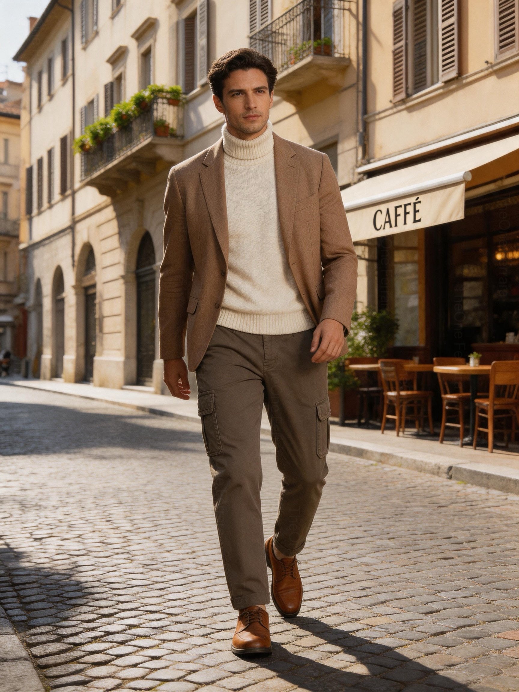 Pantaloni Cargo Uomo in Cotone Premium Regular Fit Autunno Inverno IT 46-60