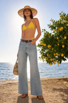 Jeans Donna Wide Leg – Vita Alta Denim Palazzo Estivo 1721