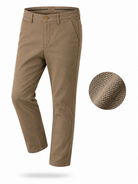 Pantaloni Chino Uomo Eleganti Casual Slim Fit 7116 Senap