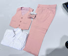 Completo Cerimonia Bambino in Stile Sartoriale – Abito Elegante Rosa 218
