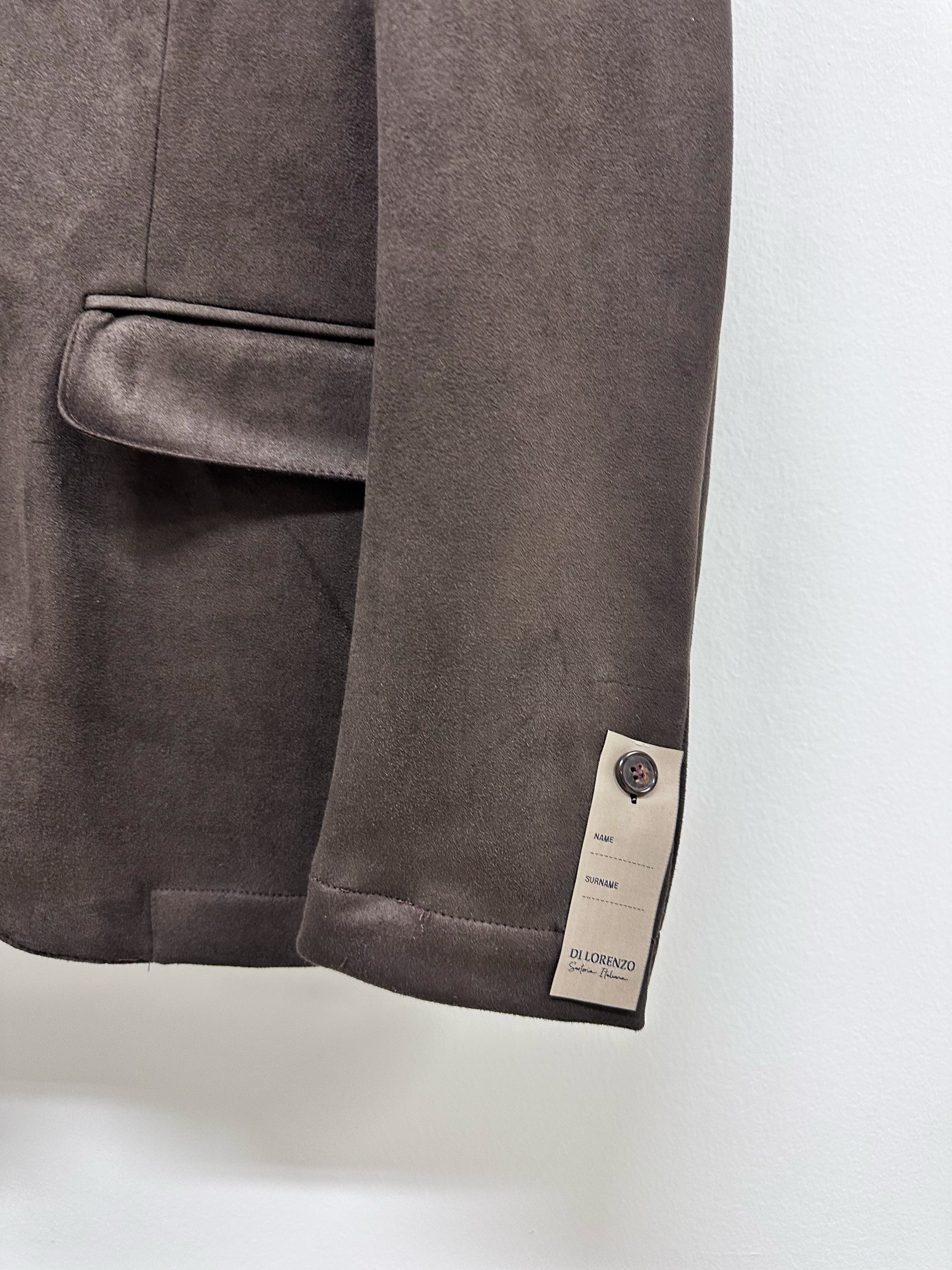 Di Lorenzo Sartoria Italiana | Giacca Destrutturata SOLE NS | Marrone Cioccolato | Tg. 48-58