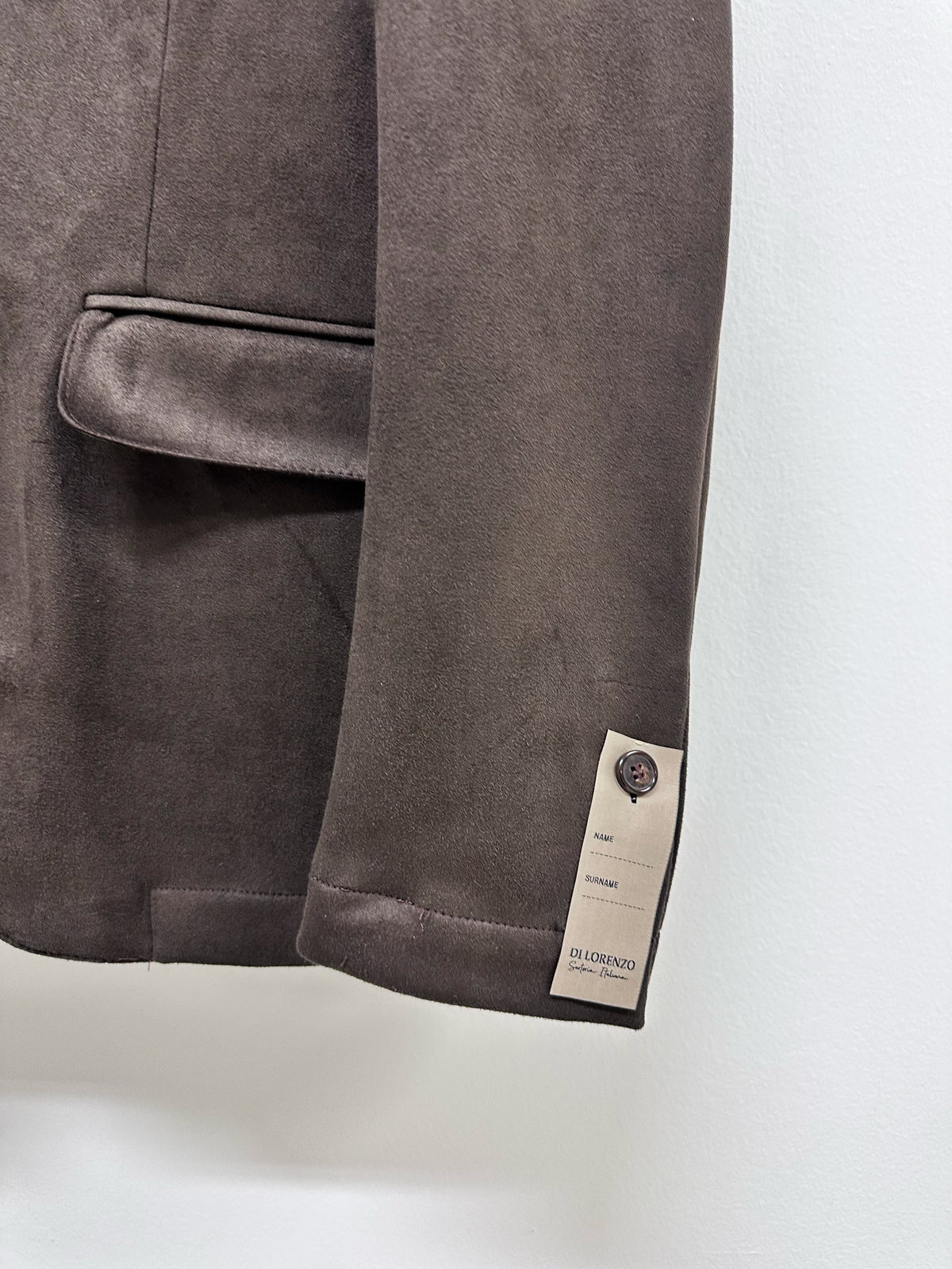 Di Lorenzo Sartoria Italiana | Giacca Destrutturata SOLE NS | Marrone Cioccolato | Tg. 48-58