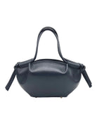 Borsa a Mano da Donna in Vera Pelle, Tracolla Removibile, Made in Italy – art. 112727 Blue notte