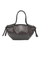 Borsa a Mano da Donna in Vera Pelle, Tracolla Removibile, Made in Italy – art. 112727 Marrone scuro