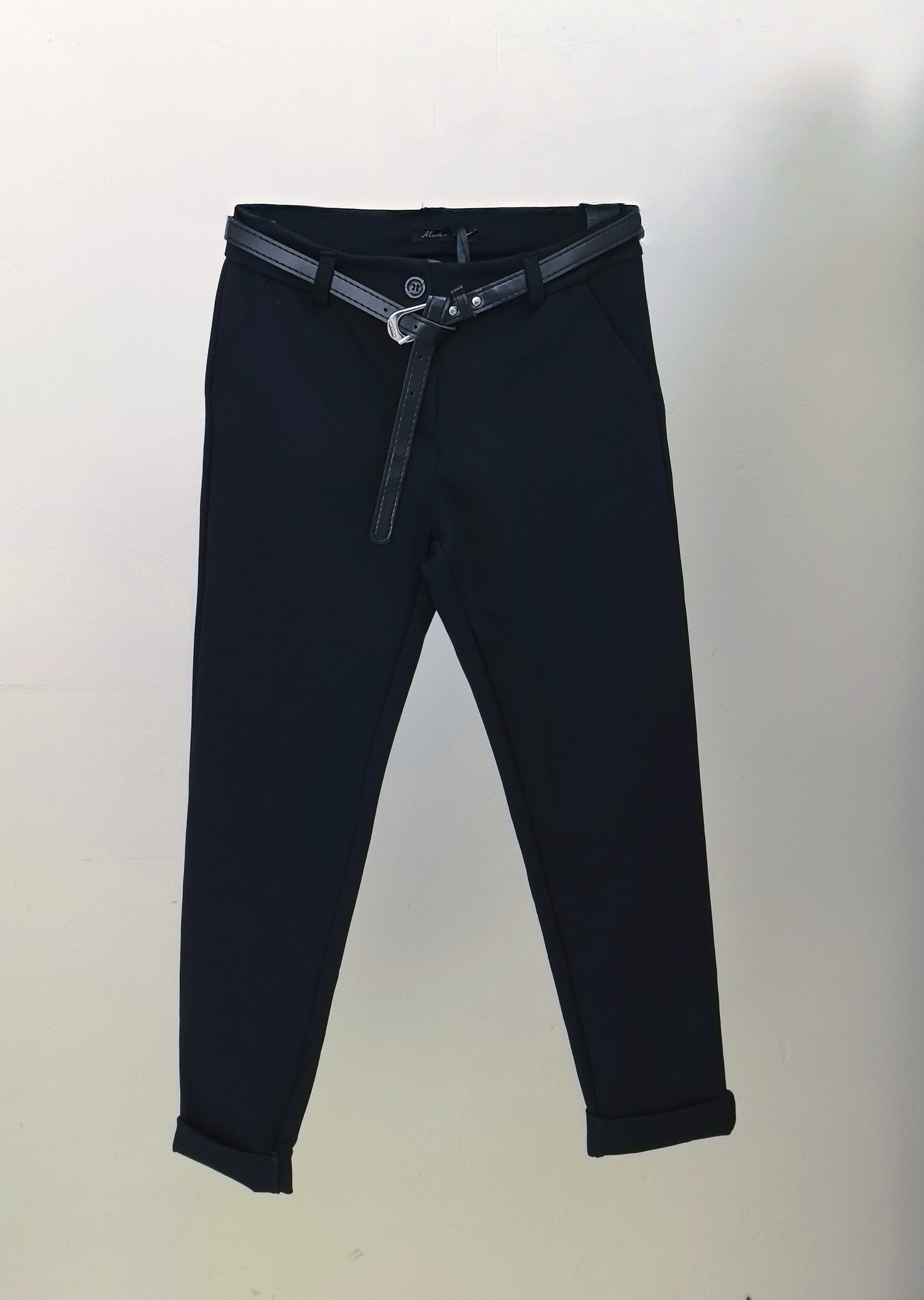Completo Tailleur Donna Elegante | Blazer & Pantalone Slim Fit – Stile Business Moderno Nero Pantaloni