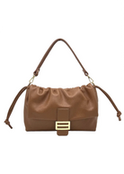 Borsa a Tracolla da Donna in Vera Pelle, 2 Tracolle Removibili, Made in Italy – art. 112747 Marrone