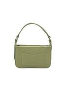 Borsa a tracolla piccola in vera pelle, Made in Italy, art. 112753 Verde