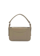 Borsa a tracolla piccola in vera pelle, Made in Italy, art. 112753 Kakhi