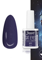 Gel Smalto Cat Eye Semipermanente 6ml – Jessie Milano | 24 Colori Gemma nera - 371