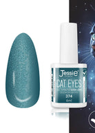 Gel Smalto Cat Eye Semipermanente 6ml – Jessie Milano | 24 Colori Pietra Azzurra - 374