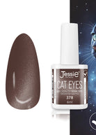 Gel Smalto Cat Eye Semipermanente 6ml – Jessie Milano | 24 Colori Marrone - 378