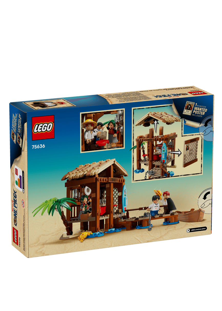 Lego one piece la capanna del villaggio foosha