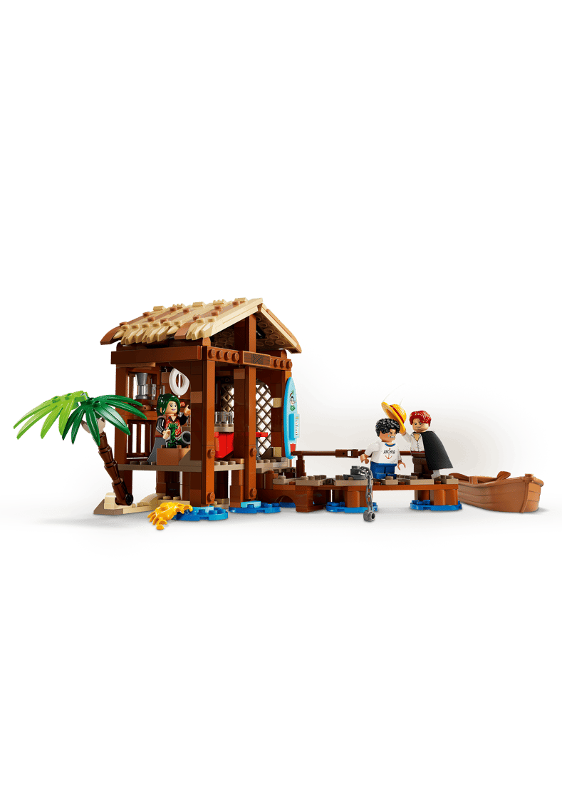 Lego one piece la capanna del villaggio foosha