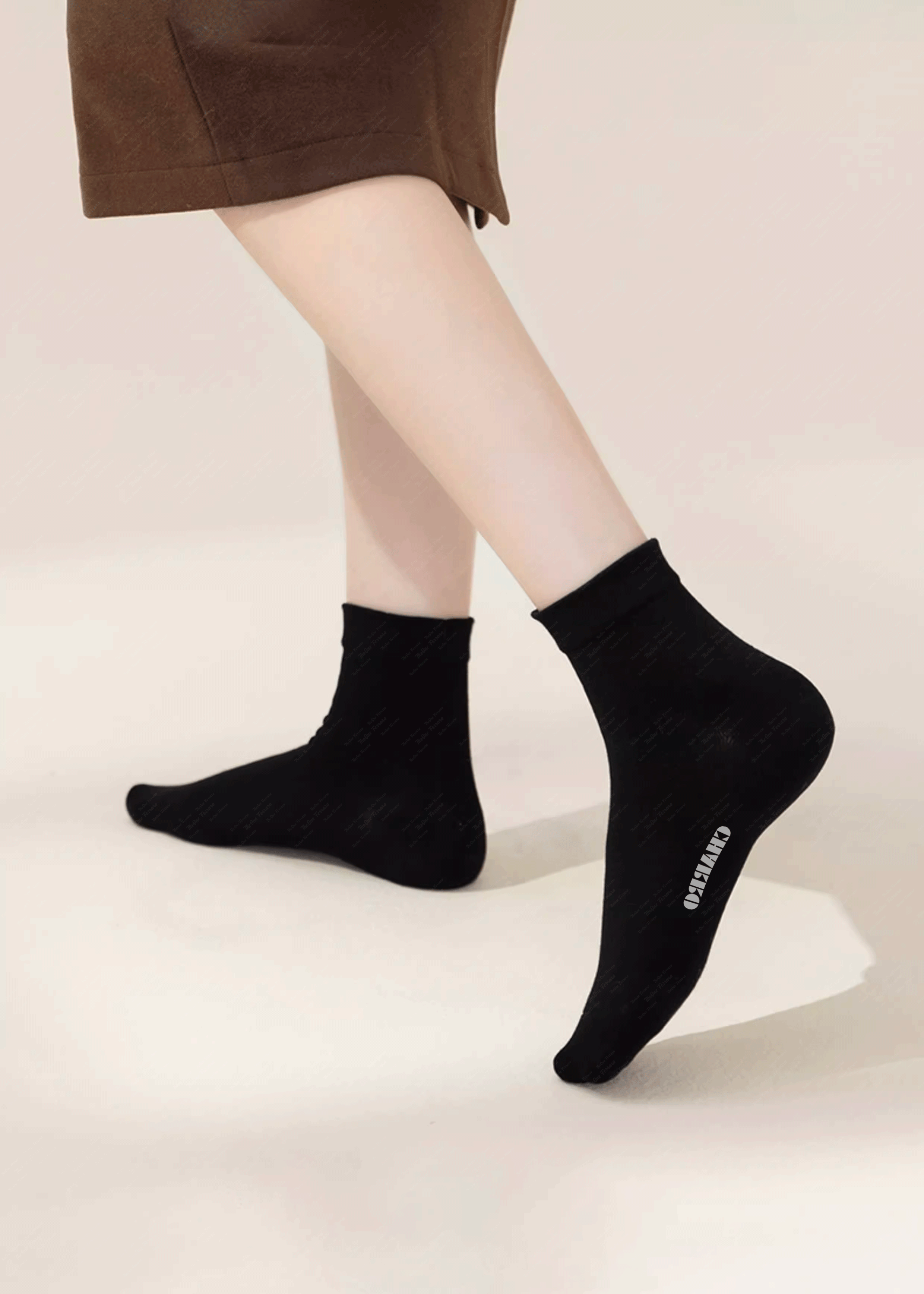 Calze Midi Unisex CHARRO in Cotone – Confezione da 3 Paia, Taglia EUR 35-38