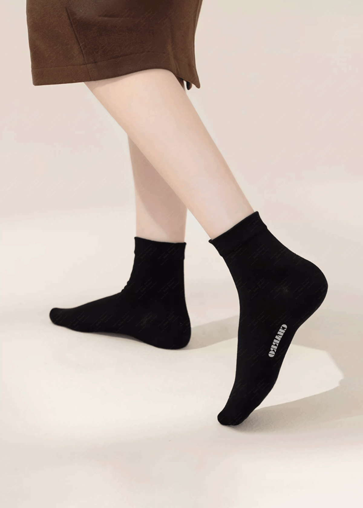 Calze Midi Unisex CHARRO in Cotone – Confezione da 3 Paia, Taglia EUR 35-38