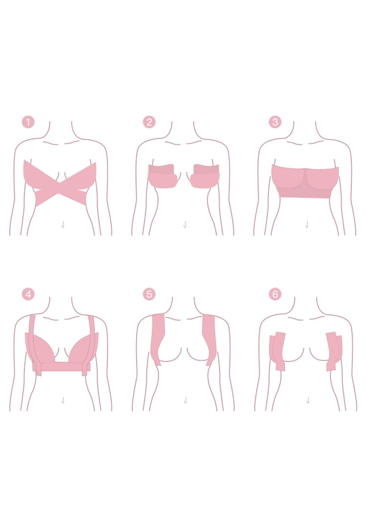 Boob Tape – Nastro Adesivo per Seno 5 Metri, Ipoallergenico e Resistente