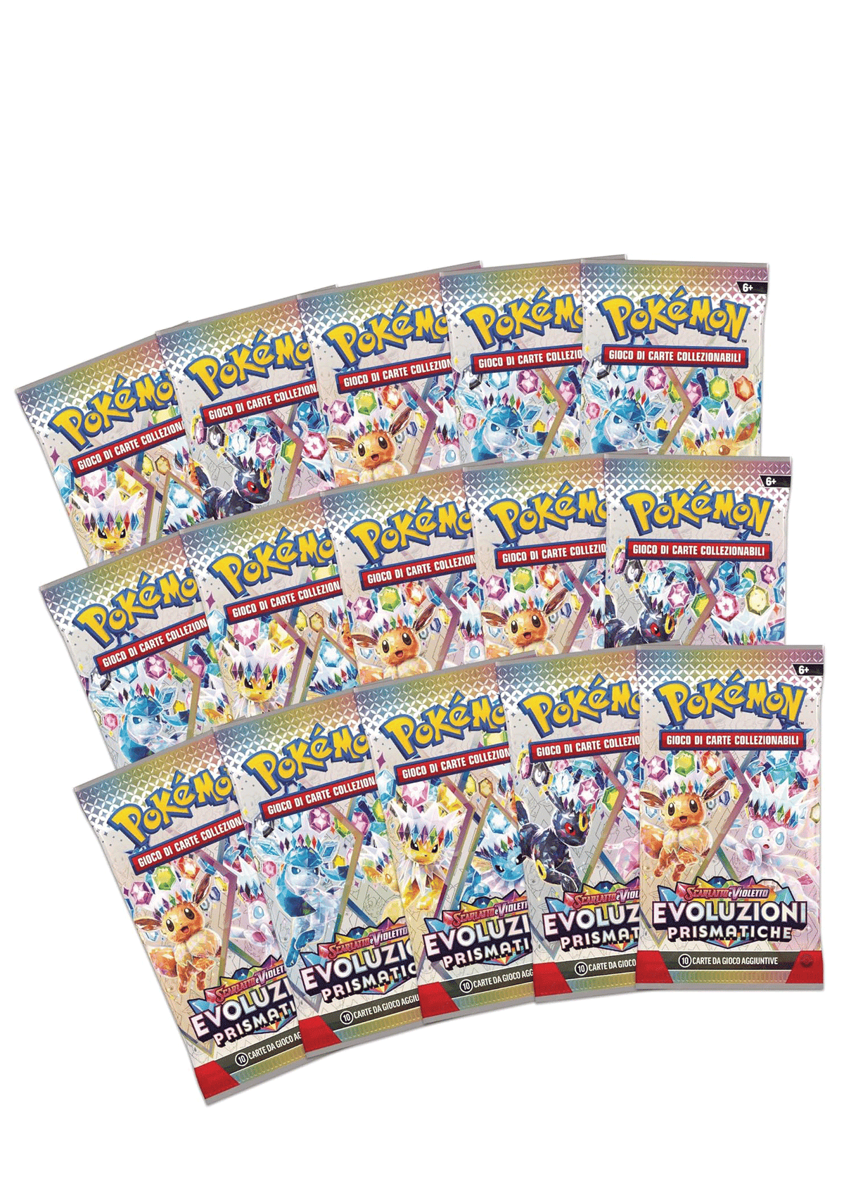 Pokémon GCC Collezione Super Premium | Eevee-EX Evoluzioni Prismatiche | 15 Buste | Italiano