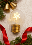 Lampadina LED Ricaricabile Fiocco di Neve – Luce Decorativa USB, 5H Autonomia | DELIN
