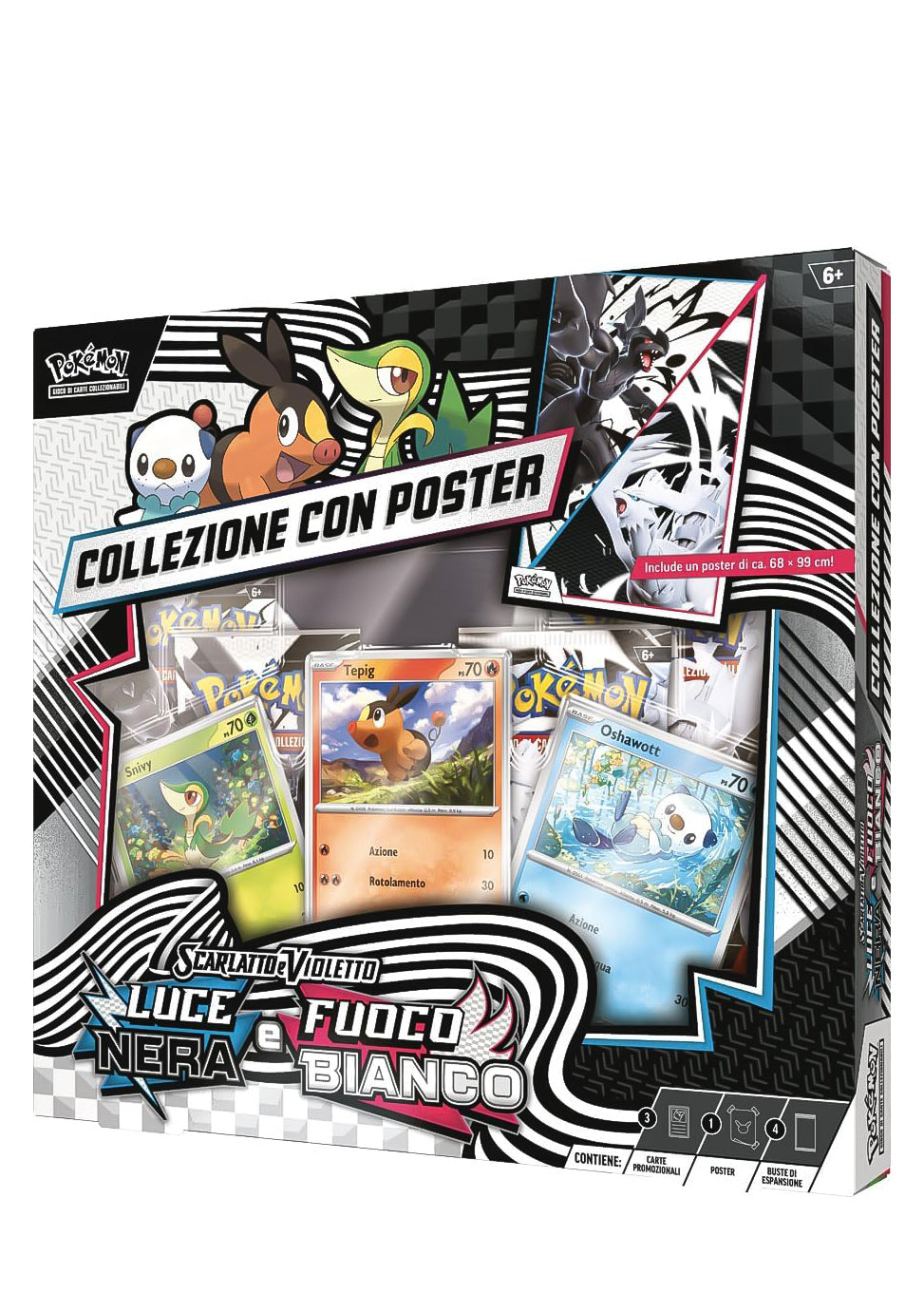 Pokemon carte da collezione luce e fuoco collezione con poster unima it