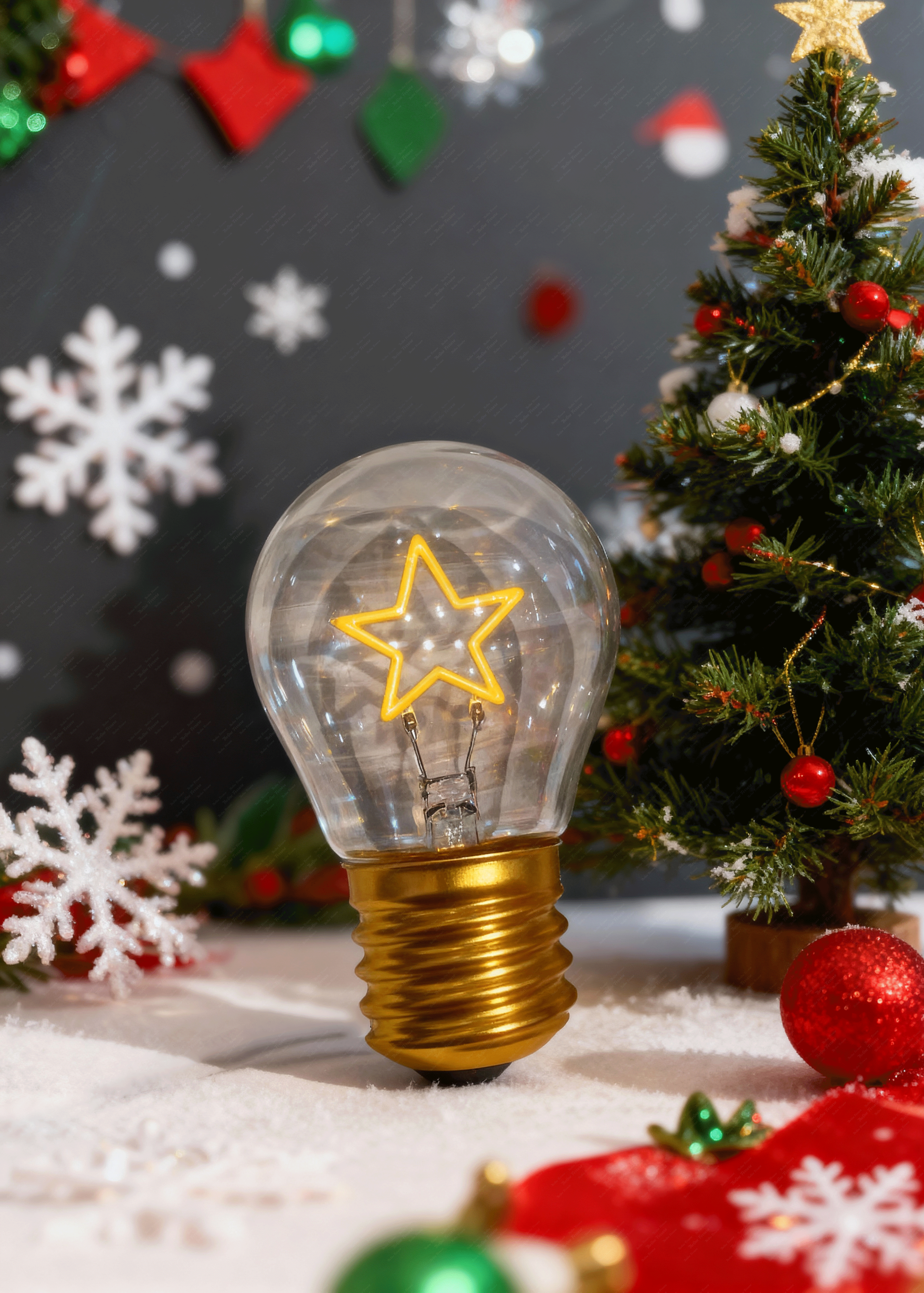 Lampadina LED Ricaricabile Stella – Luce Decorativa USB, 5H Autonomia | DELIN