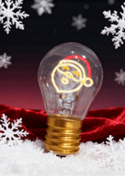 Lampadina LED Ricaricabile Babbo Natale – Luce Decorativa USB, 5H Autonomia | DELIN