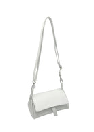 Borsa a Tracolla da Donna in Vera Pelle, Tracolla Removibile, Made in Italy – art. 112725 Bianco