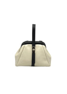 Borsa Porta Cellulare a Tracolla in Vera Pelle, Made in Italy – art. 112628 Beige
