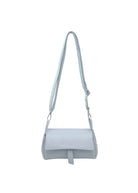 Borsa a Tracolla da Donna in Vera Pelle, Tracolla Removibile, Made in Italy – art. 112725 Azzurro pastello freddo