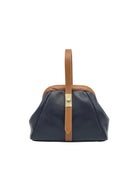 Borsa Porta Cellulare a Tracolla in Vera Pelle, Made in Italy – art. 112628 Blue notte