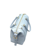 Borsa Boston da donna in vera pelle con tracolla regolabile, Made in Italy, art. 112677Nuova