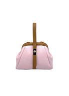 Borsa Porta Cellulare a Tracolla in Vera Pelle, Made in Italy – art. 112628 Rosa