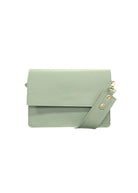 Borsa a Tracolla da Donna in Vera Pelle, 2 Tracolle Removibili, Made in Italy – art. 112540 Verde oceano