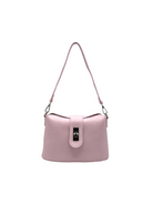 Borsa a Tracolla da Donna in Vera Pelle, 2 Tracolle Removibili, Made in Italy – art. 112745 Pink