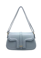 Borsa a Tracolla da Donna in Vera Pelle, 2 Modi di Indossarla, Made in Italy – art. 112729 Pietra Azzurra - 374