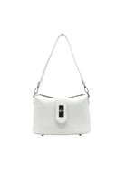 Borsa a Tracolla da Donna in Vera Pelle, 2 Tracolle Removibili, Made in Italy – art. 112745 Bianco