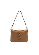 Borsa a Tracolla da Donna in Vera Pelle, 2 Tracolle Removibili, Made in Italy – art. 112745 Marrone
