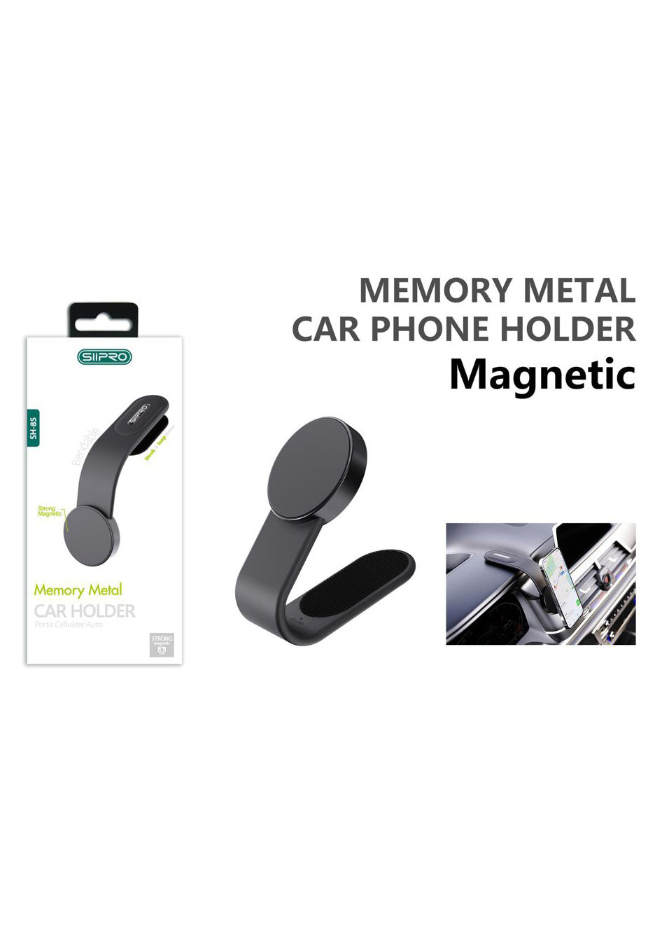 Supporto Auto MagSafe in Metallo Flessibile – Braccio Regolabile | Universale