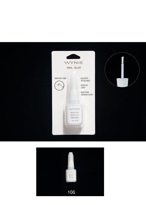 WYNIE Colla per Unghie Finte 10g – Adesivo Ultra Resistente