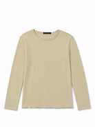 Maglia Uomo 100 Cotone Made in Italy Manica Lunga Casual S 3XL kakhi 3