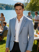 Giacca da Uomo Casual – Misto Cotone e Lino