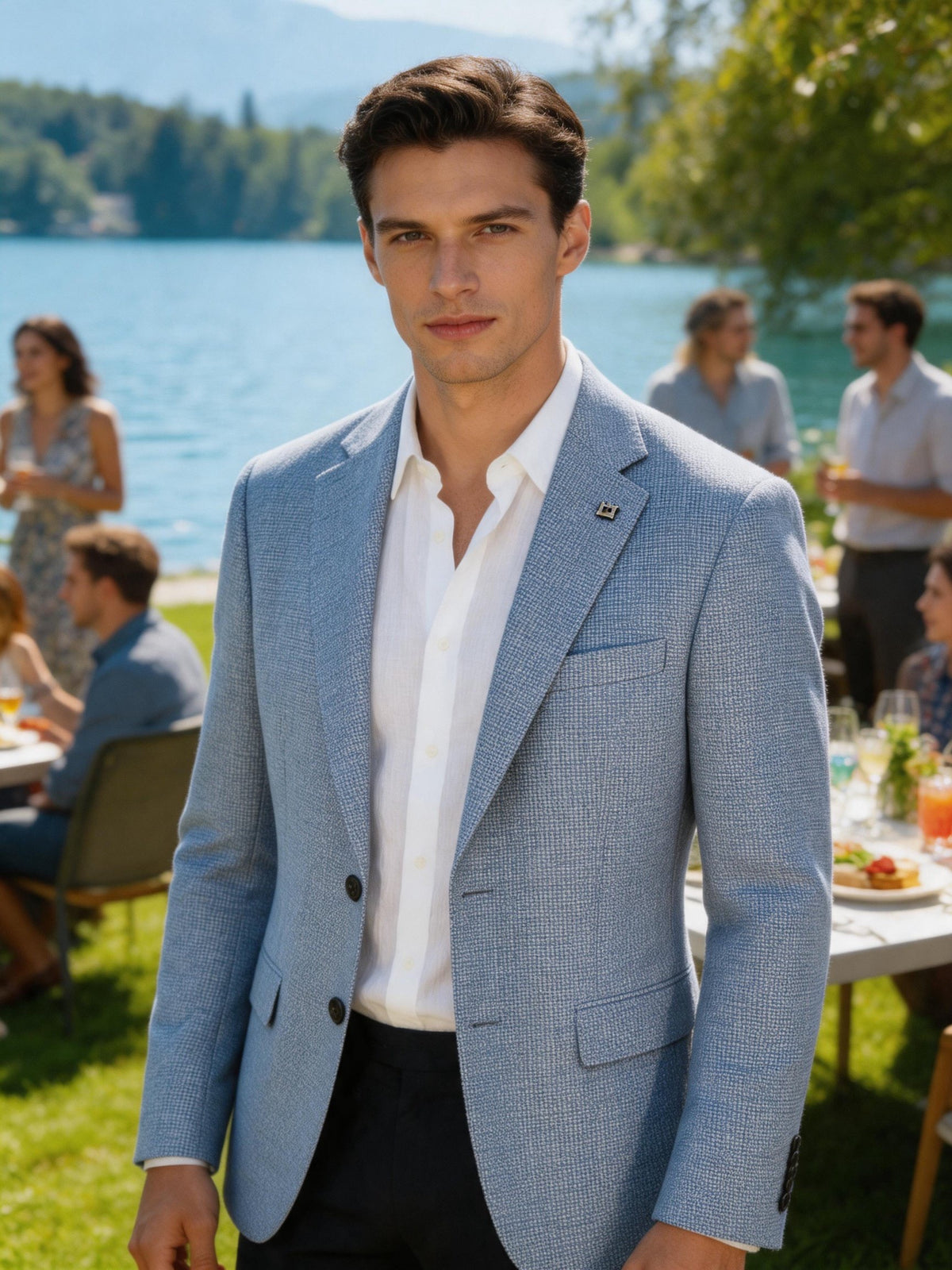 Giacca da Uomo Casual – Misto Cotone e Lino