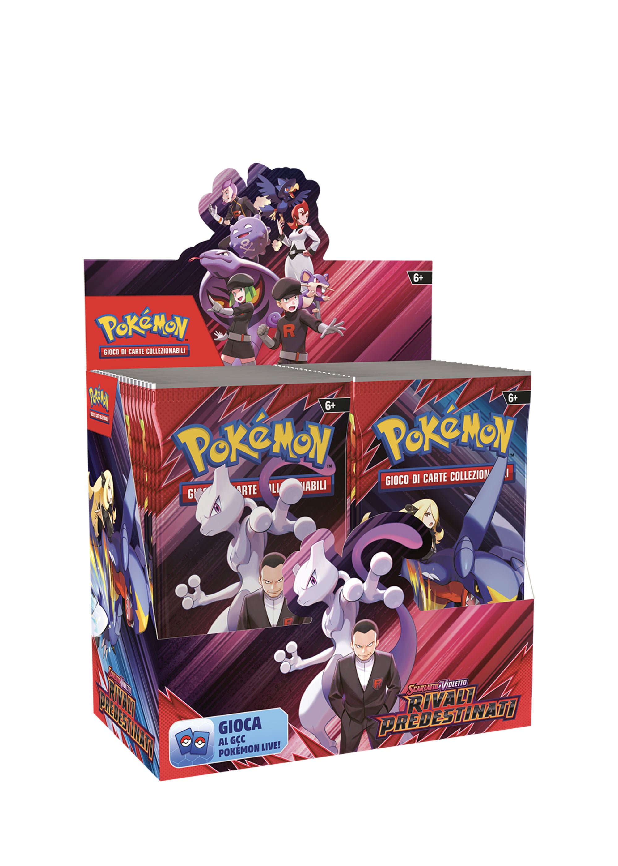 Pokémon GCC Busta Singola 10 Carte | Scarlatto & Violetto – Destini Rivali | Italiano