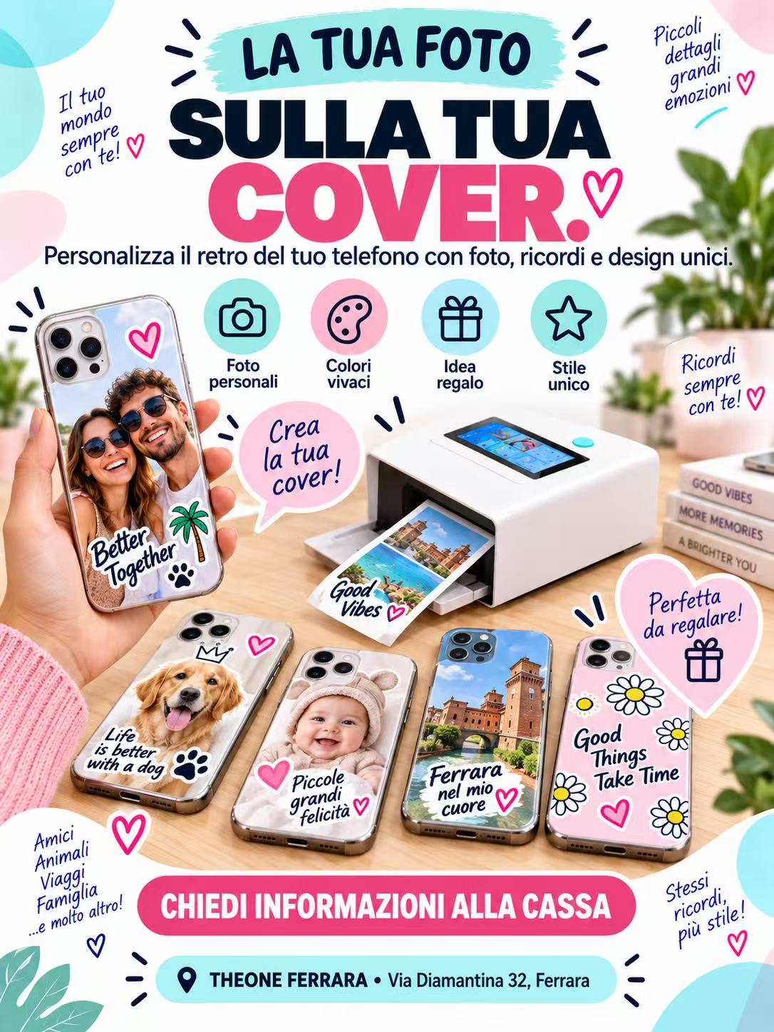 Adesivi Personalizzati con Foto – Fino a 18 Foto Ritagliate