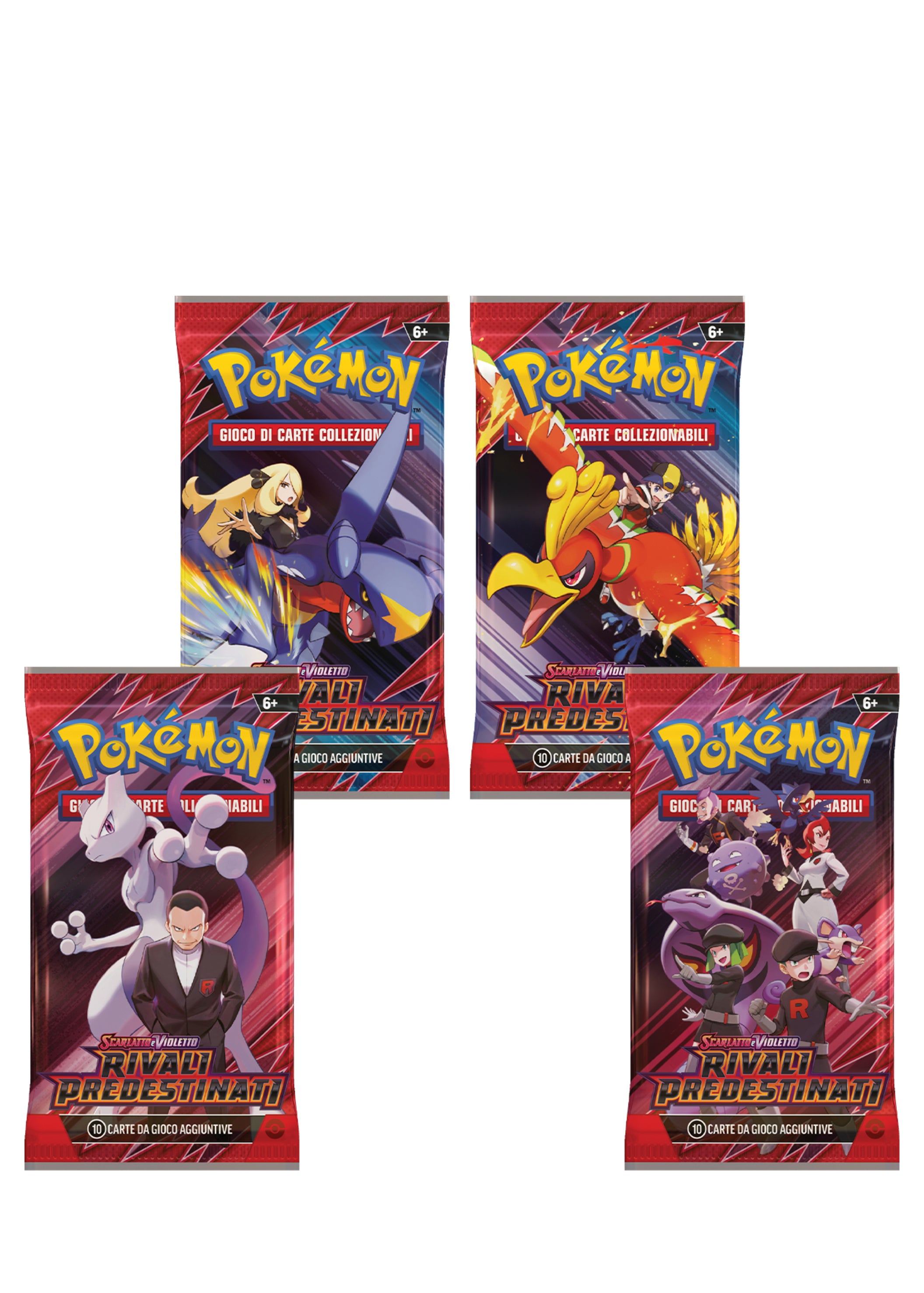 Pokémon GCC Busta Singola 10 Carte | Scarlatto & Violetto – Destini Rivali | Italiano