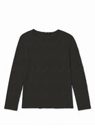 Maglia Uomo 100 Cotone Made in Italy Manica Lunga Casual S 3XL Grigio scuro