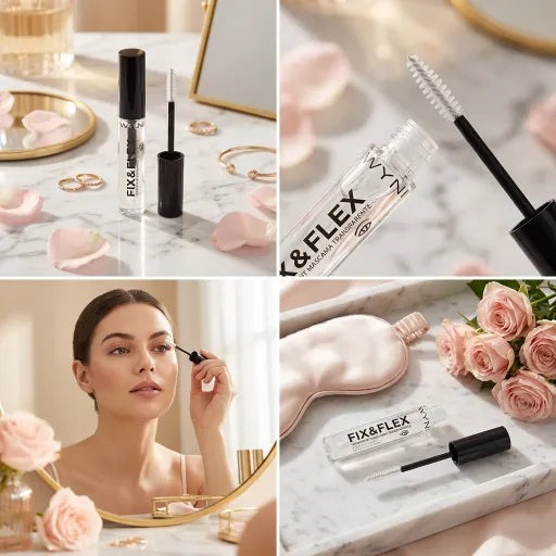 WYNIE Fix & Flex Treatment Mascara Trasparente Ciglia e Sopracciglia