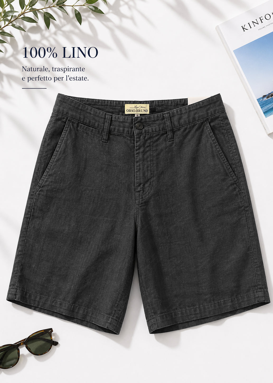 Lino 100% Nero
